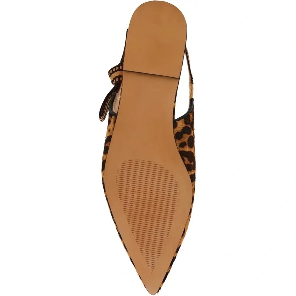 NWOB $99 Steve Madden Olsen Real Fur Leather-lined Ballet Flats 7M - Picture 6 of 8